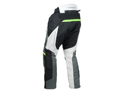 Obrázek produktu pro Kalhoty moto pánské FIORANO textilní šedé / bílé XL