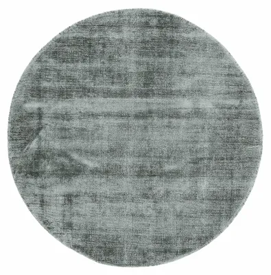 Produktbild von Viskoseteppich Rund AVA Mint Ø 120 cm | Moderner Teppich für Wohn- und Schlafzimmer