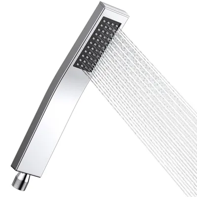 Produktbild von Handbrause Hochdruck Duschkopf mit Selbstreinigender Silikondüse aus Edelstahl