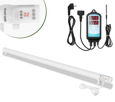 Obrázek produktu pro ISOISL Ohřívací trubice pro skleník, 240 W, délka 125 cm, s časovačem a ochranou proti přehřátí