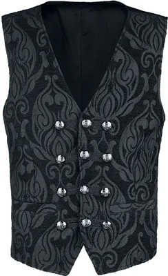Produktbild von Poizen Industries Weste Herren Atticus Vest schwarz M
