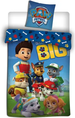 Produktbild von PAW Patrol Bettbezug Team - 135 x 200 cm + 80 x 80 cm - Baumwolle
