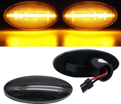 Produktbild von 2x LED Seitenblinker Blinker in Schwarz Smoke SET für Opel Vectra B ab 1995-2002