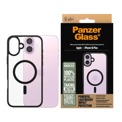 Produktbild von PanzerGlass HardCase Black MagSAFE iPhone 16 Plus