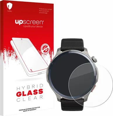 Produktbild von upscreen Schutzglas für Huami Amazfit Balance 2 Schutzfolie Panzer Folie Glas Display Schutz klar
