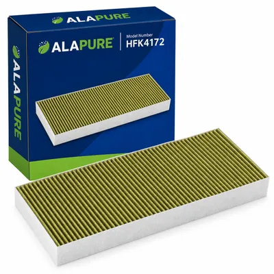 Image de Filtre à charbon actif Alapure HFK4172 CleanAir Plus, compatible avec les modèles 11034172 / 17004082 / DWZ1IX1B6 / AA210110