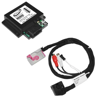 Obrázok produktu pre Rádio Audi RNS-E, originálny adaptér Kufatec pre multimédiá, DVD, DVB-T pre navigáciu