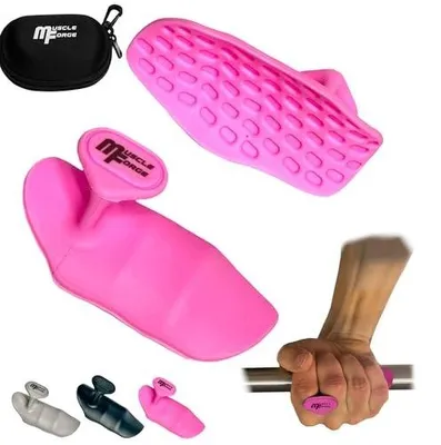 Zdjęcie produktu dla Uchwyty treningowe fingerless antypoślizgowe gumowe do podciągania zestaw 2