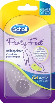 Produktbild von Scholl PartyFeet Ballenpolster mit GelActiv Technologie 1 Paar