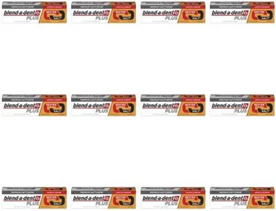 Produktbild von Blend-a-dent Plus Premium-Haftcreme Duo Kraft, 12er Pack (12 x 40 g)