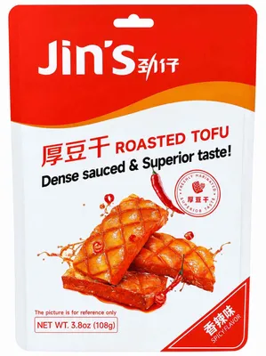 Produktbild von Jinzai Roasted Tofu Spicy 108g