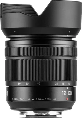 Image de Panasonic LUMIX G VARIO H-FS12060E - Objectif à zoom - 12 mm - 60 mm - f/3.5-5.6 G VARIO ASPH - Micro Four Thirds