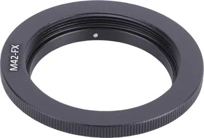 Image de Bague d'adaptation d'objectif fine pour M42, compatible avec les appareils photo sans miroir Fujifilm FX Mount, en alliage d'aluminium