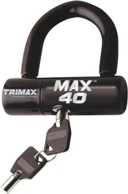 Immagine prodotto di Trimax Locks Max 40 Max40bk Blocco per freni a disco Argento  Argento Taglia unica