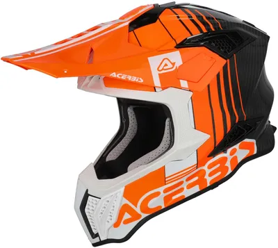 Immagine prodotto di Casco da motocross Acerbis Airstrike-C Graphic Carbon, arancione/bianco, XL (61/62)