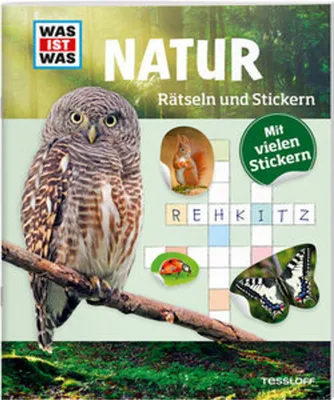 Produktbild von WAS IST WAS Rätseln und Stickern: Natur
