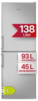Productafbeelding van Koel-vriescombinatie - 138 liter - 148 x 52 x 59 cm -