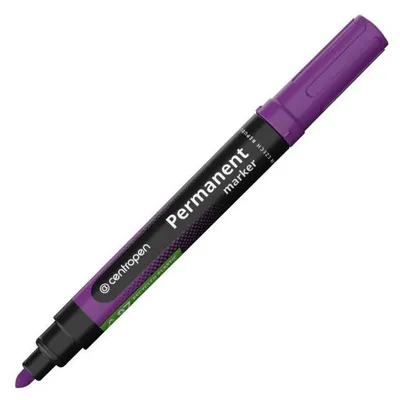 Obrázek produktu pro Permanentní popisovač Centropen 8566 - kulatý hrot, fialový