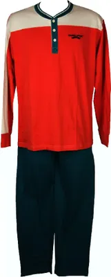 Immagine prodotto di Pigiama uomo cotone manica lunga pantalone lungo collo serafino RAGNO articolo N65031, 5 - QUINTA, Cotone 100%