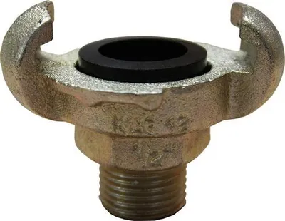 Produktbild von Pressluftschlauchkupplung mit Gummidichtung, Außengewinde 3/4"