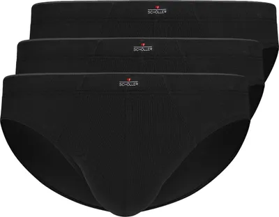 Produktbild von 3er Pack Herren Slip Baumwolle-Elasthan von der Marke Schöller 9