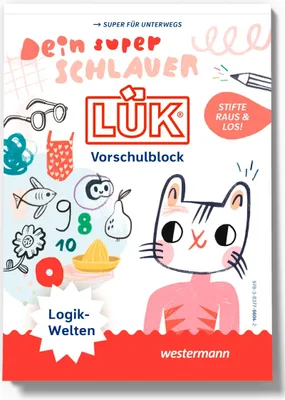Produktbild von LÜK Vorschulblock Buch Dein super schlauer LÜK Vorschulblock LOGIKWELTEN ab 5 Jahren 6604