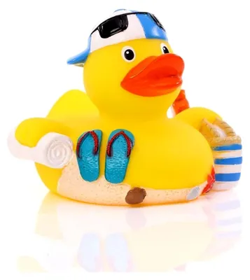 Produktbild von Strand? Quietscheente - Badeente - ca. 8 cm gross