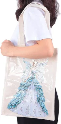 Image de Sac en tissu pliable, fait main, pour les courses ou les pique-niques