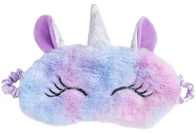Produktbild von Plüsch-Augenklappe für Kinder, Einhorn-Schlafmaske, niedliche Augenmaske