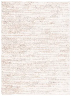 Kurzflor-Teppich, beige, 91 x 152 cm, rechteckig, Polypropylen