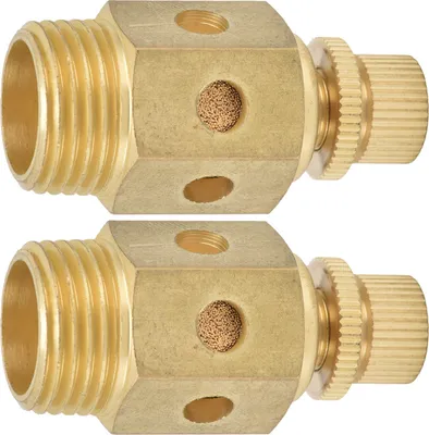 Obrázok produktu pre Pneumatický tlmič, 1/2in pneumatický tlmič, pneumatický výfukový tlmič, mosadzný tlmič, pneumatické tlmiče vzduchu, vzduchový tlmič typu plynu