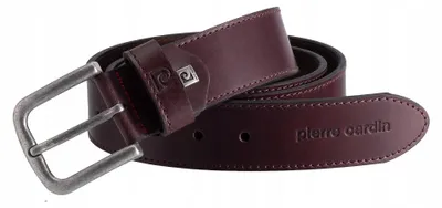 Image de Ceinture homme cuir Pierre Cardin 70308 marron foncé 100 cm