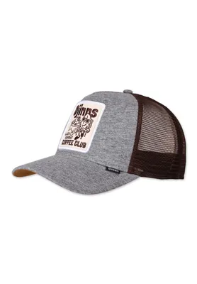 Produktbild von DJINNS Trucker Cap HFT Coffee heather grey