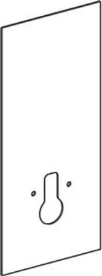 Produktbild von Geberit 242662SQ1 Frontverkleidung für Geberit Monolith