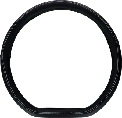 Productafbeelding van All Ride Stuurhoes Vrachtwagen Sturen met Diameter 44-46CM Rubber Stijlvol Ontwerp Makkelijk te Installeren Zwart/Wit