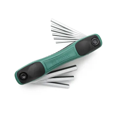 Produktbild von 12 Stück SATA Stiftschlüssel-Satz, 9-teilig, 5/64-1/4"