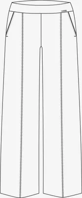 Produktbild von Cinque Damenhose Cisilasso mit Längsnähten und lässiger Passform, Silhouette betonend