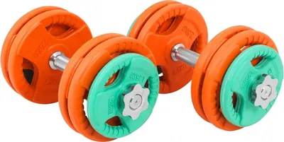 Produktbild von GORILLA SPORTS® Kurzhantelset 30kg - 2er Set, Gewichte 4 x 1,25kg / 8 x 2,5kg, 30mm, Gusseisen, Gummi Gripper, Sternverschluss, Griff gerändelt - Hantelset, Kurzhanteln, Krafttraining