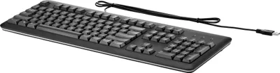 Produktbild von HP USB-Tastatur für PC, Volle Größe (100%), Kabelgebunden, USB, Schwarz