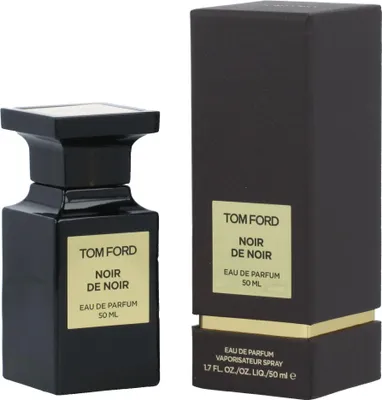 Produktbild von TOM FORD Noir De Noir, Unisex, 50 ml, Nicht nachfüllbare Flasche, Safran, Blumig, Rose, Eichenmoos, Oud, Patschuli, Vanille