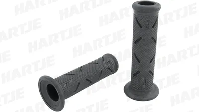 Produktbild von Progrip Griffgummi 717 Schwarz / Schwarz Offen Paar Ø22/25mm Länge 122mm