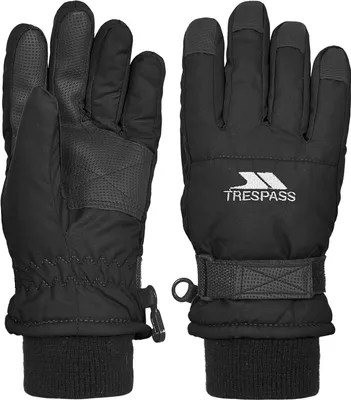 Obrázek produktu pro Dětské lyžařské rukavice Trespass Ruri II TP3472 (dětská velikost 2) (Black)