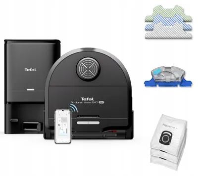Produktbild von Tefal X-Plore S240+ Ai Roboter 8000 Pa Lasernavigation, Wischen, Station