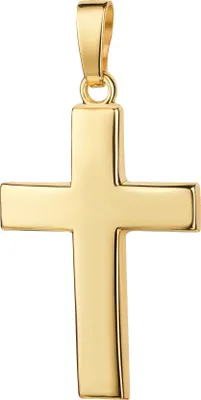Produktbild von Kreuz Anhänger 8 Karat für HERREN aus Gold 333 + Schmuck Etui