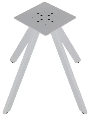 Produktbild von Tischgestell aus Metall NY-B007/W, für Büro, Hotel, Restaurant, Maße 71x71x72,5 cm, Weiß