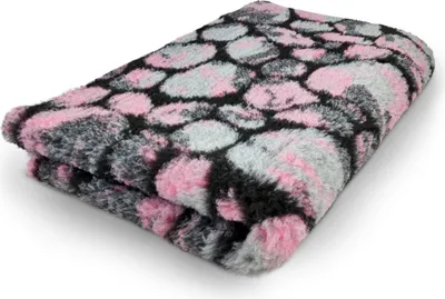 Produktbild von Vet Bed Hundedecke Stepping Stones rosa 150 x 100 cm