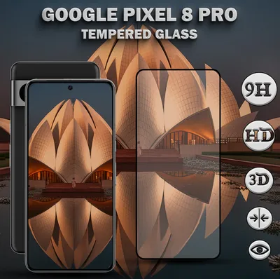 Obrázek produktu pro Google Pixel 8 Pro - Tvrzené sklo 9H - Vysoce kvalitní 3D ochrana displeje