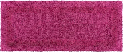 Produktbild von HOMESCAPES Badläufer himbeer 40x100 cm aus 100% Baumwolle