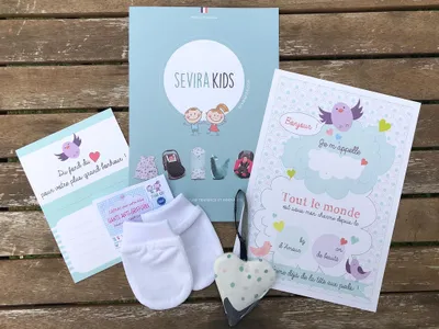 Immagine prodotto di Regalo di nascita: guanti anti-graffio Ti - Fin dalla nascita - Bianco | by SEVIRA KIDS