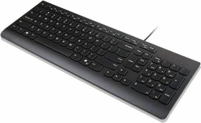 Produktbild von Lenovo 4Y41R64642, Volle Größe (100%), Kabelgebunden, USB, Plunger key switch, Schwarz